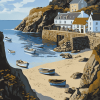 Cadgwith Cove Scenic Diamond Painting