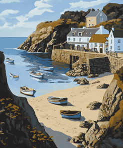 Cadgwith Cove Scenic Diamond Painting