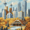 Calgary Cityscape Diamond Painting