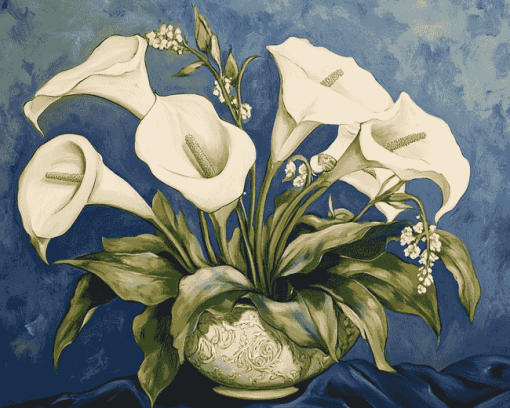 Calla Lilies Charles Flowers Diamond Painting