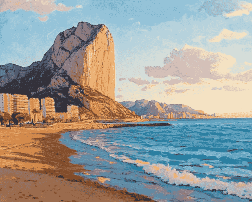 Calpe Seascape Diamond Painting