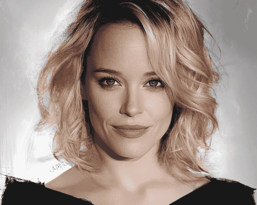 Canadian Icon Rachel McAdams Diamond Painting