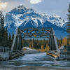 Canmore Mountain View Diamond Painting