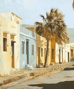 Cape Verde Streets Diamond Painting