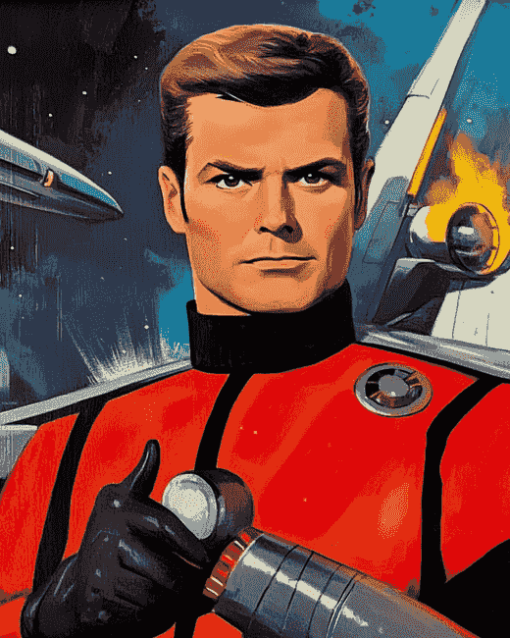 Captain Scarlet Characters Diamond Painting