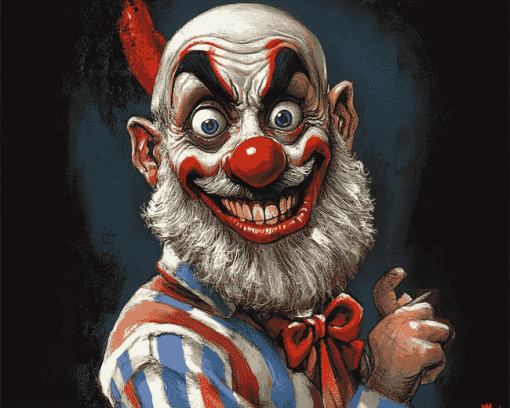 Captain Spaulding Cartoon Fantasy Diamond Painting