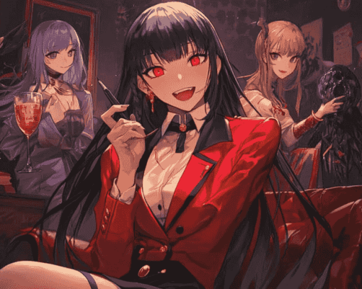 Captivating Kakegurui Anime Diamond Painting