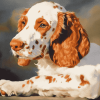 Caramel English Setter Puppy Diamond Painting