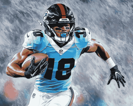 Carolina Panthers Football Stars Diamond Painting