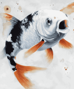 Carp Fish Face Diamond Painting