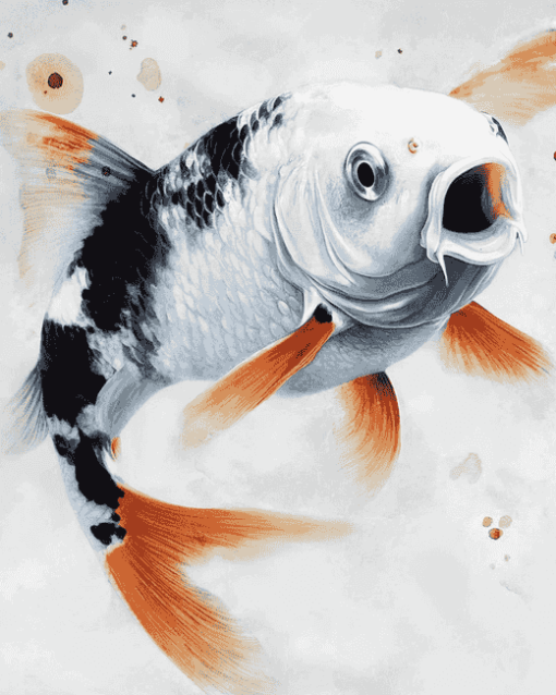 Carp Fish Face Diamond Painting