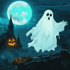 Cartoon Halloween Ghost Diamond Painting