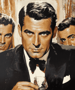 Cary Grant Celebrity Icon Diamond Painting