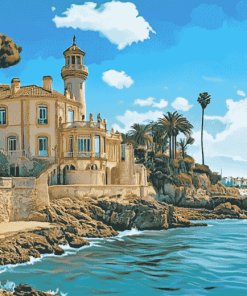 Cascais Seaside Views Diamond Painting