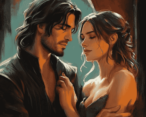 Cassian And Nesta Romance Diamond Painting