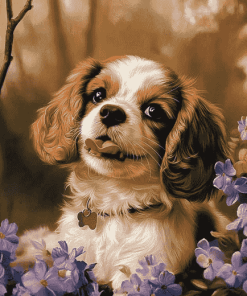 Cavachon Puppy Diamond Painting