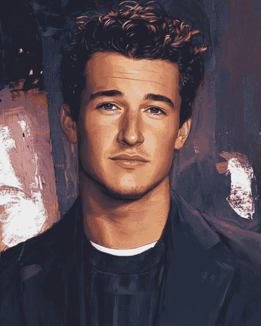 Celebrity Miles Teller Diamond Painting