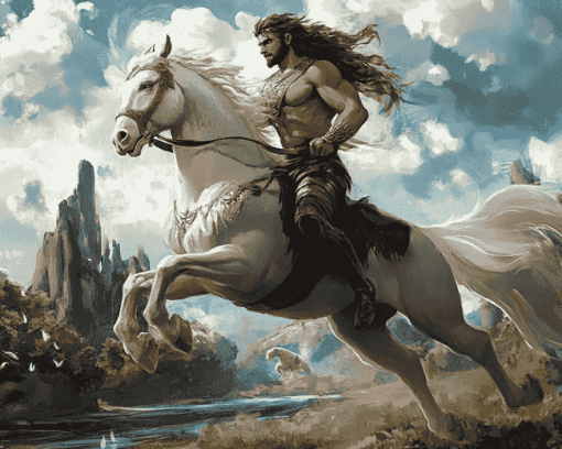 Centaur Fantasy Warrior Diamond Painting