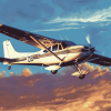 Cessna 182 Airplane Diamond Painting