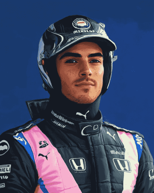 Champion Racer Lance Stroll Diamond Painting