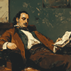 Charles Baudelaire Gustave Courbet Diamond Painting