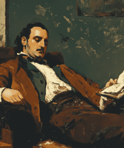 Charles Baudelaire Gustave Courbet Diamond Painting