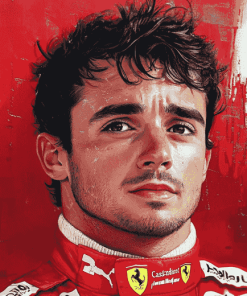 Charles Leclerc Racing Legend Diamond Painting