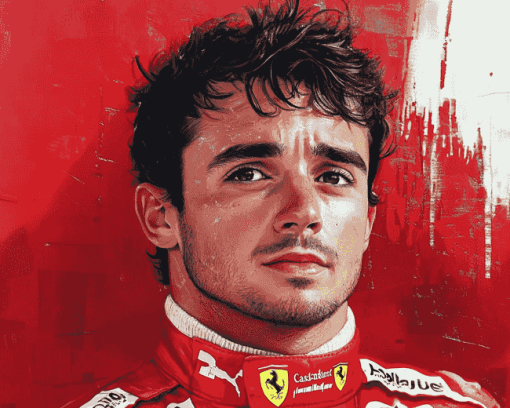 Charles Leclerc Racing Legend Diamond Painting