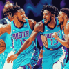 Charlotte Hornets Basketball Diamond Painting