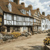 Charming Canterbury Buildings Diamond Painting