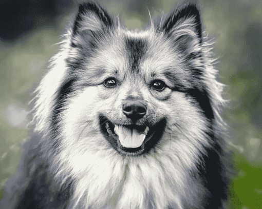 Charming Keeshond Puppy Diamond Painting