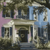 Charming Savannah Houses Diamond Painting