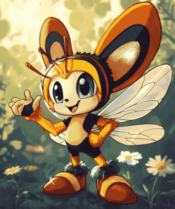 Charmy Bee Sonic Diamond Painting