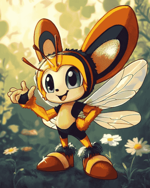 Charmy Bee Sonic Diamond Painting