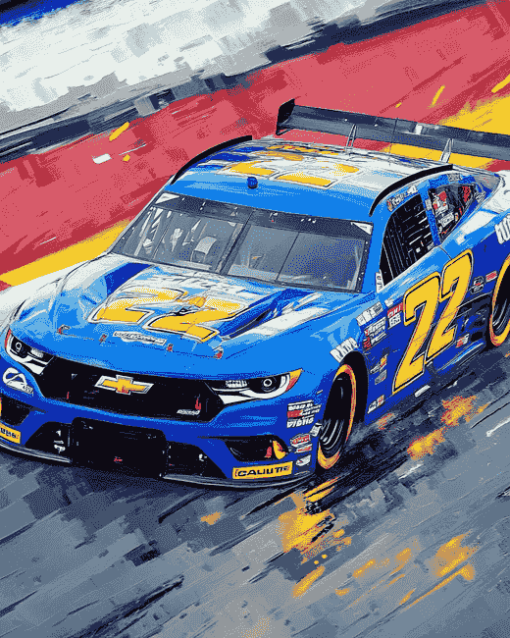 Chase Elliott Race Cars Diamond Painting