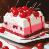 Cherry Cake Delight Diamond Painting