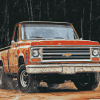 Chevy C10 Classic Truck Diamond Painting