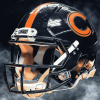 Chicago Bears Black Helmet Diamond Painting