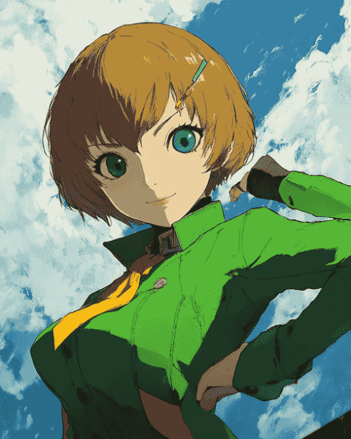 Chie Persona 4 Anime Diamond Painting