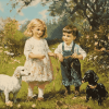 Children and Animals Diamond Painting