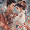 Chinese Lovers Diamond Painting