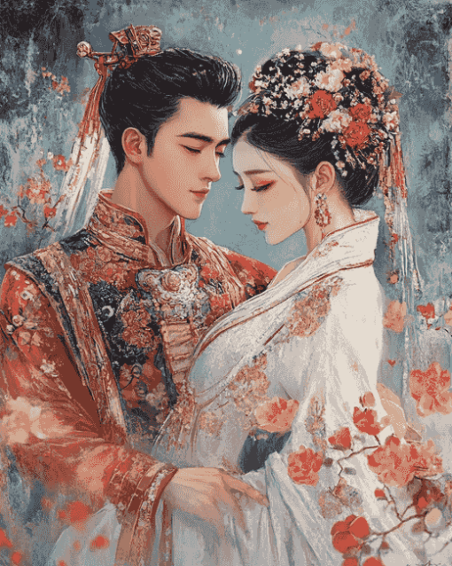 Chinese Lovers Diamond Painting