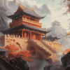 Chinese Palace and Castle Diamond Painting