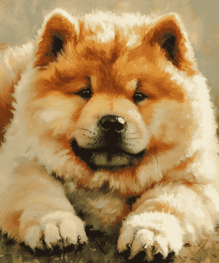 Chow Chow Dog Diamond Painting