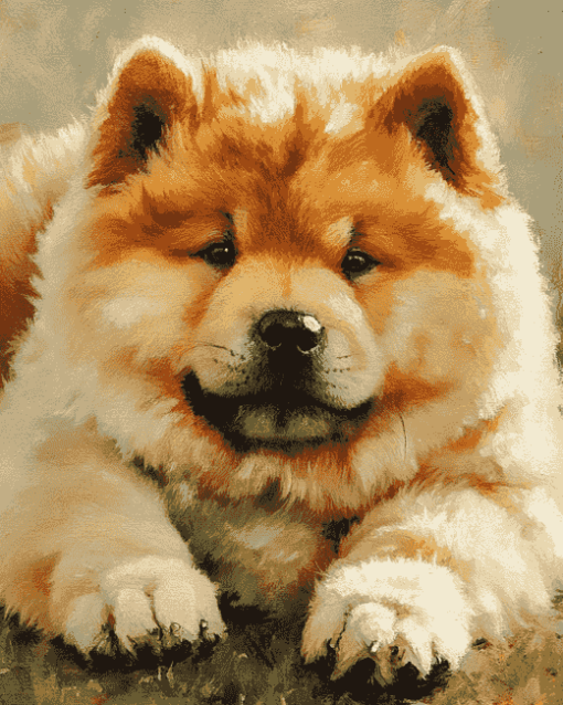 Chow Chow Dog Diamond Painting