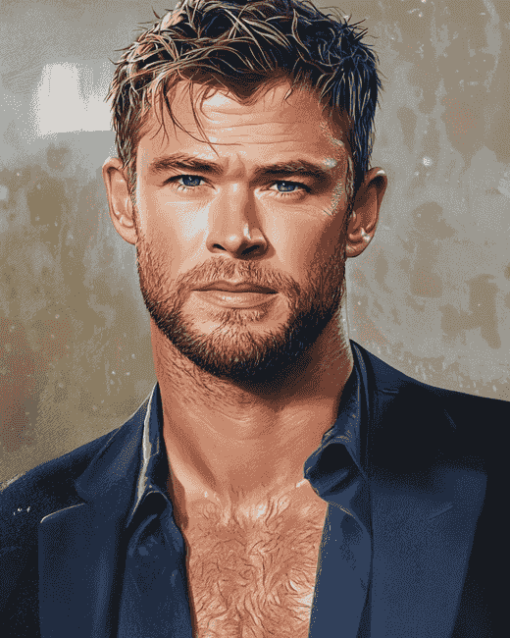 Chris Hemsworth Celebrity Diamond Painting