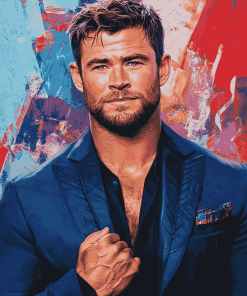 Chris Hemsworth Celebrity Diamond Painting