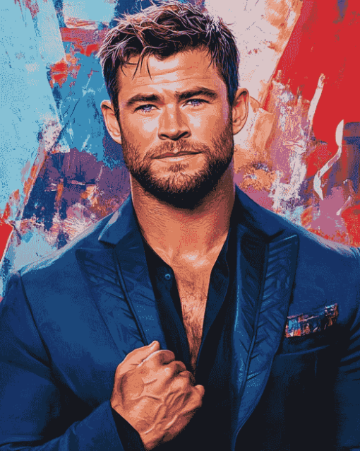 Chris Hemsworth Celebrity Diamond Painting