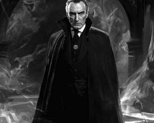 Christopher Lee Dracula Iconic Diamond Painting