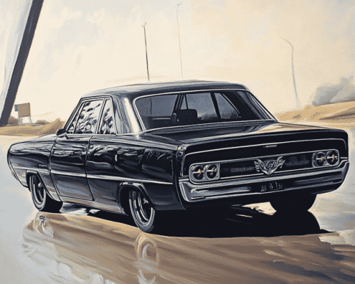 Chrysler Valiant Car Diamond Painting